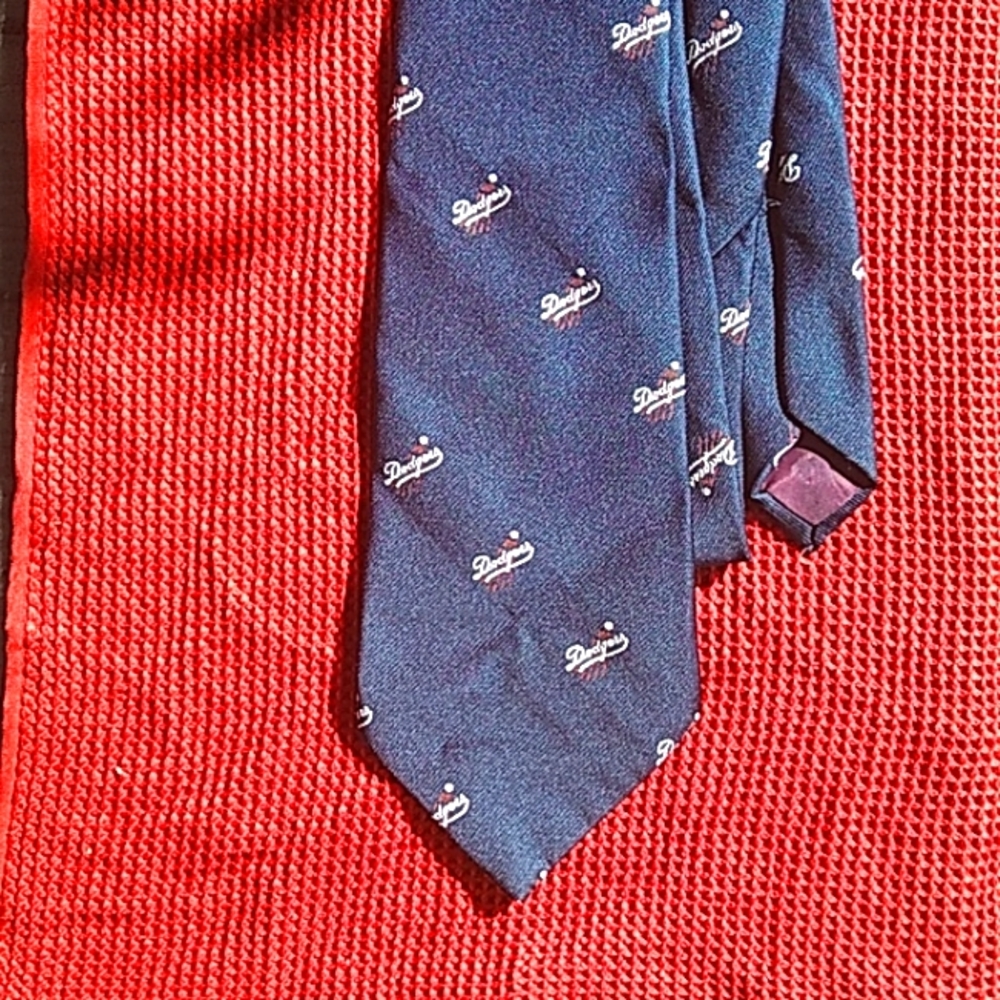 Rare MLB LA Dodgers Men's Necktie Navy Blue